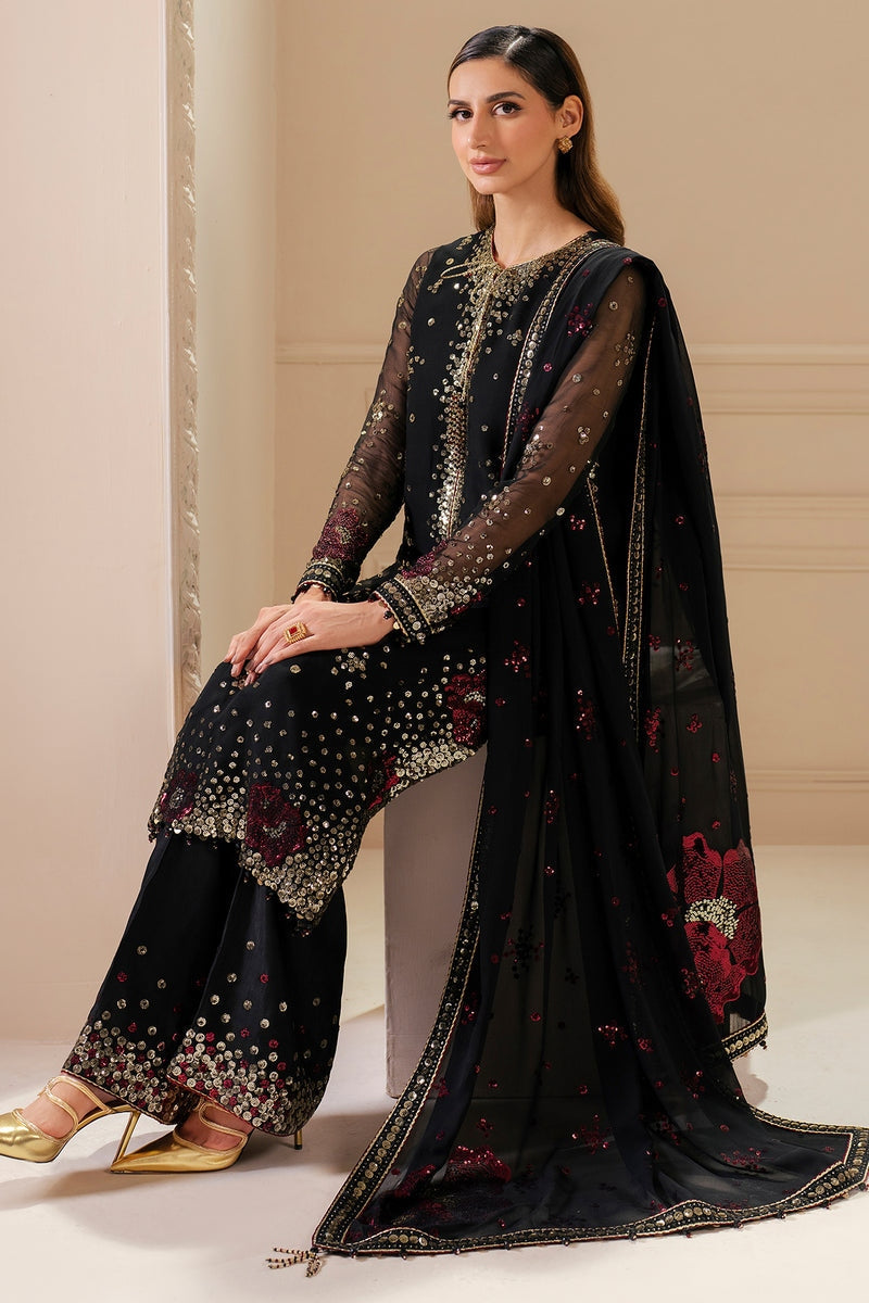 EMBROIDERED CHIFFON